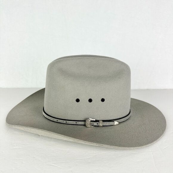 Bradford Western By Resistol Long Oval Wool Cowboy Hat Size 1/8